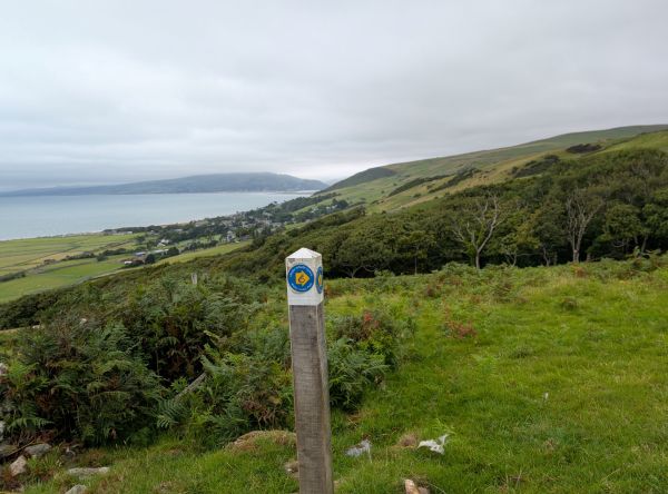 on the coast path